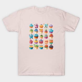 Cupcake characters T-Shirt